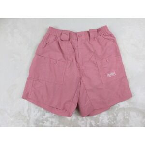 AFTCO Shorts Mens 32 Pink Cargo Lightweight Nylon Fishing Casual*